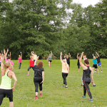 utomhusträning med friskis och svettis